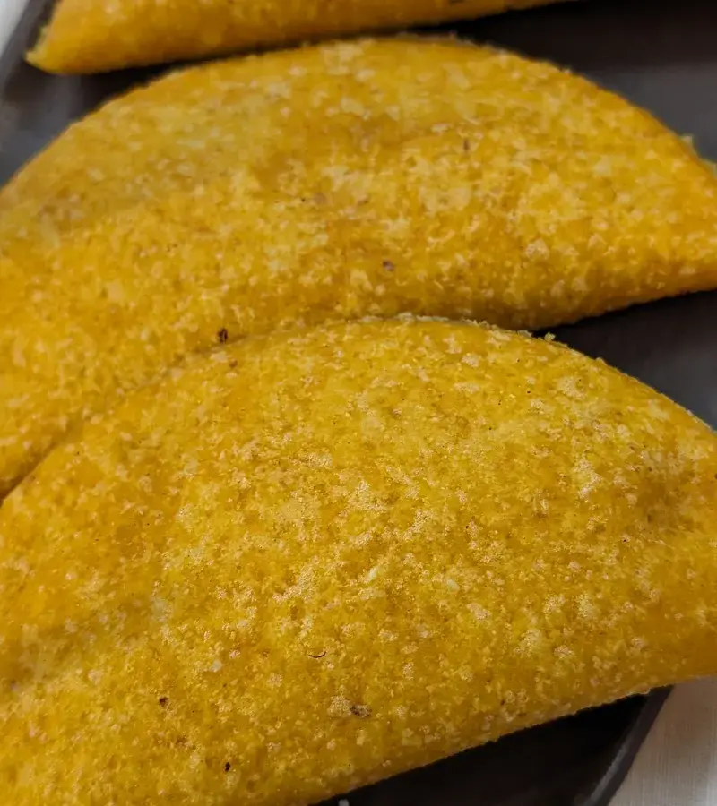 Golden fried empanadas